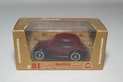 A21 1:43 BRUMM R31 FIAT 508C 508 C SEDÁN 1100 GRANATE CASI COMO NUEVO EN CAJA Foto 1 de 4