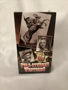 10 Star-Studded Westerns- (3 VHS Tape Set 1996) - NEW/SEALED - Picture 1 of 6