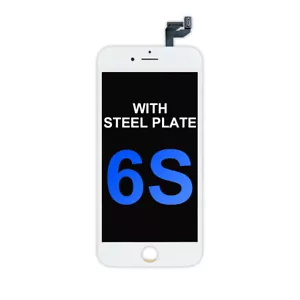 Aftermarket LCD Screen with Steel Plate for iPhone 6S - White with Tool Kit - Picture 1 of 1