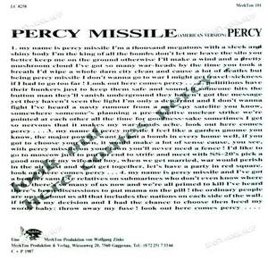 Percy - Percy Rakete 7 Zoll (VG +/VG +) ' - Bild 1 von 1