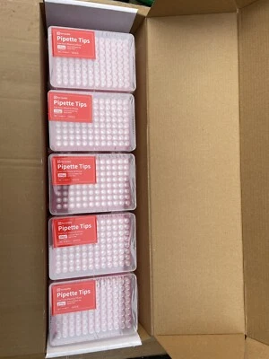 10 X 96pc Universal Sterile Filter Pipette Tips 960 Tips  200ul Servicebio - Image 1 of 3