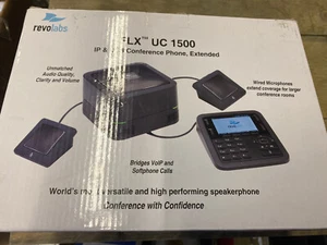 Revolabs FLX UC 1500 IP & USB Konferenztelefon mit Erweiterungsmikrofonen - Bild 1 von 4