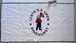 2024 US Open Golf Towel Pinehurst white microfiber pga new - Picture 1 of 12