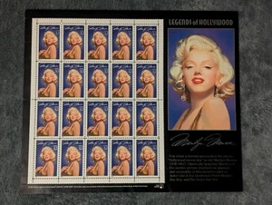Scott #2967 Marilyn Monroe Full Sheet of 20 Stamps - MNH - Picture 1 of 2