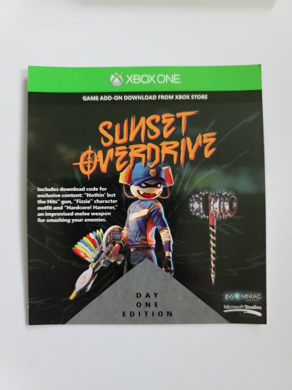 Sunset Overdrive Preorder Bonus DLC Xbox ONE
