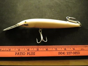 VINTAGE Rapala Magnum CD-18 NU NUDE Sinking Metal Lip Fishing Lure Finland *** - Foto 1 di 7
