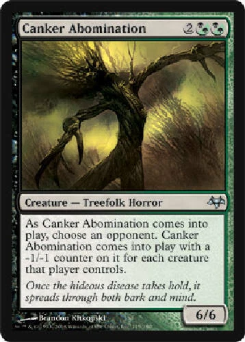 CANKER ABOMINATION X4 4 4X Eventide MTG Magic the Gathering Cards DJMagic - Image 1 of 1