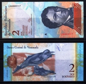 Banconota Venezuela 2 Bolivares 2012 non circolata UNC Ser. No Can Ba diverso - Foto 1 di 1