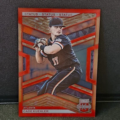 Cade Kuehler 2023 Panini Elite Extra Edition Status Red 103/199 - Image 1 of 2