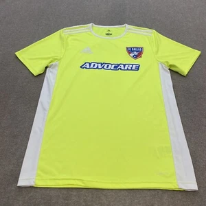 Camiseta Adidas FC Dallas Advocare Adulto Pequeña Neón MLS Fútbol Frisco Texas - Imagen 1 de 11