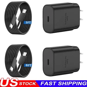 For Google Pixel 9 8a 7 6 Pro XL Original 25W TypeC Wall Fast Charger & PD Cable - Picture 1 of 23