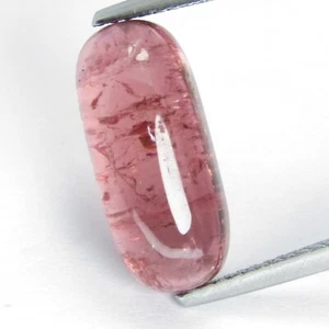 6.76Cts Genuine Natural Pink Tourmaline Cushion Shape Cabochon Loose Gemstone - Picture 1 of 5