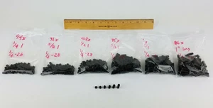 1/4-28 Set Screw Assortment Kit Fine Thread Hex Allen 1/4 5/16 1/2 5/8 3/4 1 Cup - Picture 1 of 10