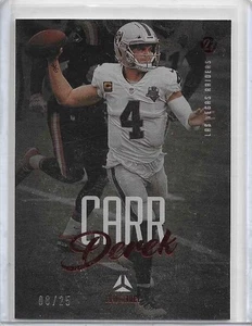 2021 Panini Luminance Red Derek Carr #58 Raiders /25 - Picture 1 of 2