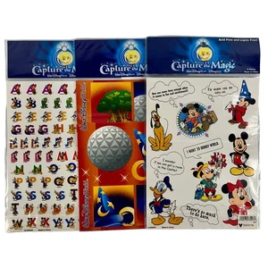 Disney Parks Capture The Magic Aufkleber (3) Disney World Sammelalbum versiegelt NEU - Bild 1 von 6