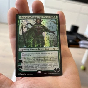 MTG Magic the Gathering Secret Lair NM Nissa, Who Shakes the World Foil - Bild 1 von 2