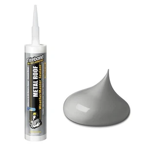 Titebond 62611A WeatherMaster Metal Roof Advanced Polymer Sealant, Silver - Picture 1 of 9