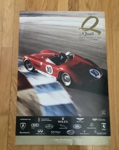 The Quail 2015 Carmel California, The Peninsula Signature Series Car Show Poster - Picture 1 of 1