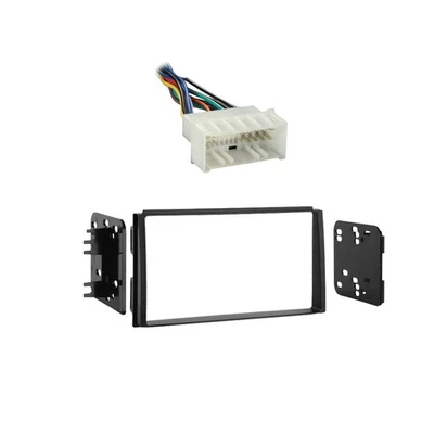 Fits Kia Spectra 2007-2009 Double DIN Stereo Harness Radio Install Dash Kit - Image 1 of 3