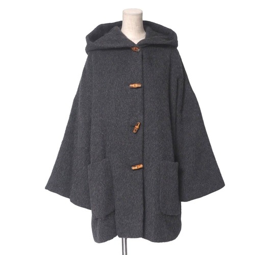 Cappotto Gucci Taglia 42 Felpa con Cappuccio Alpaca Bambù Toggle Made In Italy 2025052