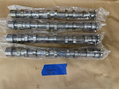 Juego de 4 árboles de levas originales Ford Mustang GT 5.0 2011-2014 OEM admisión + escape Foto 1 de 4