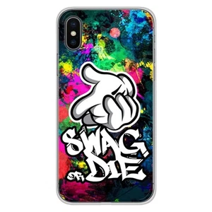 Apple iPhone XS Max Swag Gold Die Compatible Printed Silicone Case Cover - Picture 1 of 6