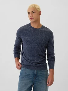 NUEVO CON ETIQUETAS GAP 100% Algodón Cuello Redondo Suéter Brezo Azul Marino Hombres Pequeño - Imagen 1 de 4
