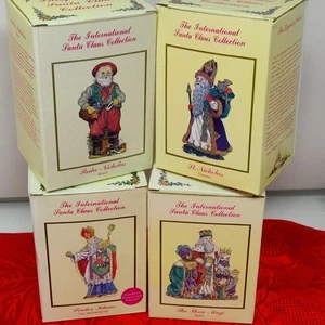 4X C Colección Internacional Papá Noel Grecia España Países Bajos Brasil  - Imagen 1 de 6