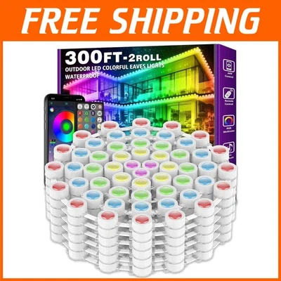 Music Sync Exterior LED Lights - Waterproof RGB Light Strips - Image 1 of 4