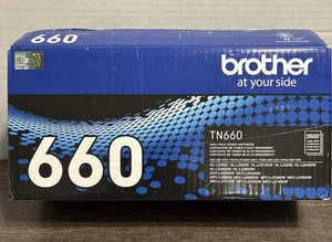 Oryginalny wysokowydajny czarny toner Brother TN-660 TN660 - Zdjęcie 1 z 1