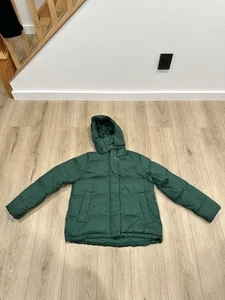 Lululemon Wunder Puff Down Jacket Detachable Hood Sz 6 Evergreen Women’s - Picture 1 of 16