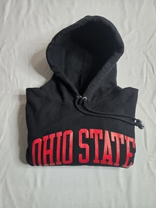 Vintage Ohio State Buckeyes Sweatshirt Mens 2XL Black Champion Reverse Weave EUC - Picture 1 of 9