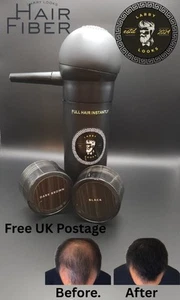 Hair Building Fibres Pump Spray Hair Thickening Fiber Bald Patch Mens Gifts - Picture 1 of 9