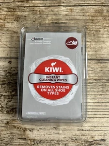 FULL Box/24packs---Kiwi Instant Shoe Cleaning Wipes -4 individual wipes per pack - Picture 1 of 5