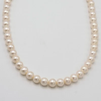 Collana di perle Hoshi con chiusura in oro bianco 18 kt. A.182 - Immagine 1 di 4