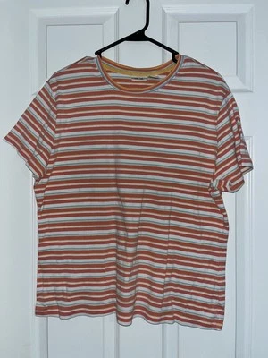 Cherokee 女式条纹 T 恤衬衫 XL 码 (R12) — 第 1/4 张图片