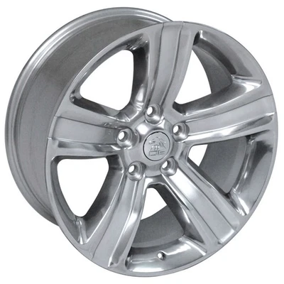 Polished Ram 1500 Style Wheel w/Silver Inlay for 2004-2005 Dodge Durango - 20x9 - Image 1 of 3