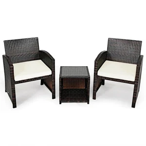 3pc Rattan Bistro Set HW67813 - Picture 1 of 3