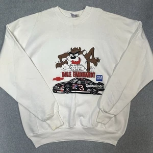 Maglione vintage Dale Earnhardt adulto grande intimidatore stampa all over anni 90 NASCAR - Foto 1 di 8