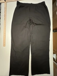 SB Scrubs Pants Women’s Medium Black Pull On Drawstring Polyester Blend - Picture 1 of 15