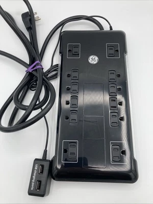 GE UltraPro 12 Outlet Surge Protector with USB Charging Dock - Image 1 of 3