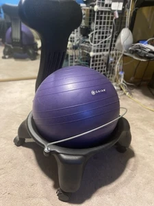 Gaiam Classic Balance Ball Chair – Ergonomic Stability Chair for Desk & Office - Picture 1 of 5
