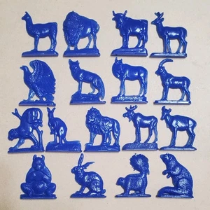 1953 ALPHABET ANIMAL Nosco Type II (17 Diff. Blue) CRACKER JACK PRIZES Z-1179 - Picture 1 of 1