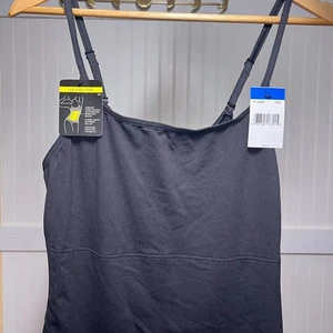 Nuevo con etiquetas Camiseta sin mangas Maidenform negra larga XL Prendas moldeadoras Cami para mujer - Imagen 1 de 8