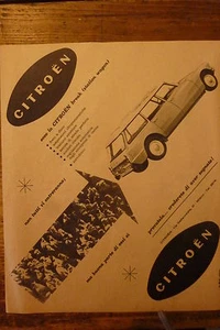 *ADVERTISING PUBBLICITA' CITROEN BREAK station wagon anni sessanta - Imagen 1 de 1