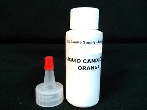 1 oz ORANGE LIQUID CANDLE DYE EVO FOR SOY WAX CANDLE MAKING SUPPLIES - Picture 1 of 1