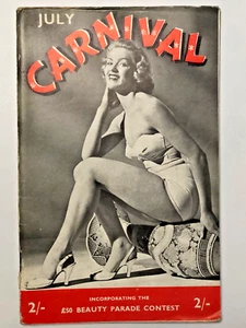 CARNIVAL Vol 1 No 1 July 1955 FIRST ISSUE UK vintage glamour magazine VGC - Picture 1 of 10