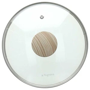 Coperchio Bordo Acciaio 26 Cm Vetro Trasparente LINEA ECO - Foto 1 di 1