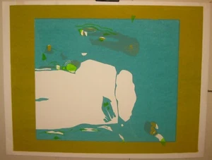 SYLVIA BIRCH HALPERIN ABSTRACT 'Under the Sea' Lithograph - Listed Chicago AIC - Picture 1 of 9