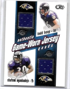 T.HEAP,C.REDMAN,T.TAYLOR & O.AYANBADEJO 2002 PACIFIC HEADS UP QUAD JERSEYS - Picture 1 of 2
